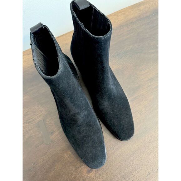 Women’s New the Kooples Black Suede Chelsea Boots 39 Vestiaire 8 Ankle booties - Picture 7 of 8